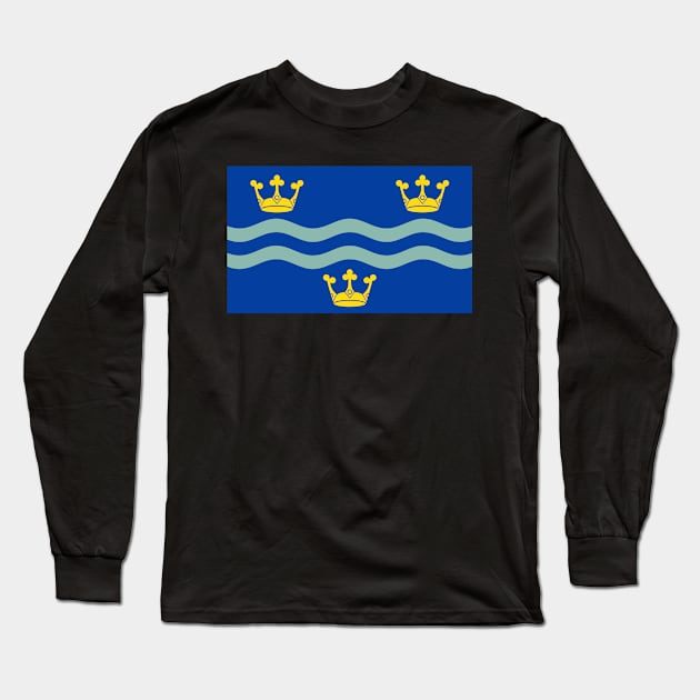 Cambridgeshire Long Sleeve T-Shirt by Wickedcartoons